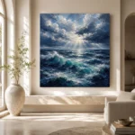 Dramatic Ocean Swells Wall Art Canvas Print - Image 8