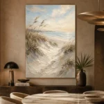 Serene Coastal Dunes Beach Wall Art Canvas Print - Image 5