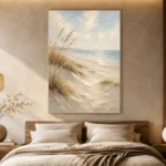 Tranquil Shoreline Dunes Beach Wall Art Canvas Print - Image 6
