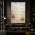 Minimalist Coastal Shores Beach Wall Art Canvas Print - Image 4