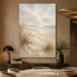 Minimalist Coastal Shores Beach Wall Art Canvas Print - Image 5