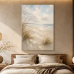 Minimalist Coastal Shores Beach Wall Art Canvas Print - Image 6