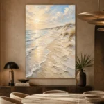 Golden Coastal Light Beach Wall Art Canvas Print - Image 5