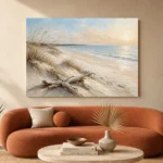 Sweeping Coastal Horizon Beach Wall Art Canvas Print - Image 3