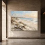 Sweeping Coastal Horizon Beach Wall Art Canvas Print - Image 5
