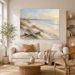 Sweeping Coastal Horizon Beach Wall Art Canvas Print - Image 7