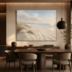 Luminous Coastal Sands Beach Wall Art Canvas Print - Image 4