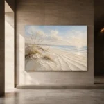 Luminous Coastal Sands Beach Wall Art Canvas Print - Image 5