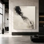 Monochrome Ink Serenity Nautical Wall Art Canvas Print - Image 5