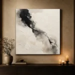 Monochrome Ink Serenity Nautical Wall Art Canvas Print - Image 7