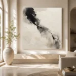 Monochrome Ink Serenity Nautical Wall Art Canvas Print - Image 8