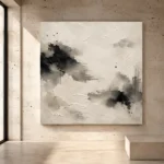 Abstract Ink Pools Nautical Wall Art Canvas Print - Image 3