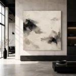 Abstract Ink Pools Nautical Wall Art Canvas Print - Image 5