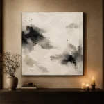 Abstract Ink Pools Nautical Wall Art Canvas Print - Image 7
