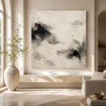 Abstract Ink Pools Nautical Wall Art Canvas Print - Image 8