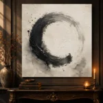 Enso Circle Serenity Nautical Wall Art Canvas Print - Image 4