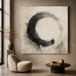 Enso Circle Serenity Nautical Wall Art Canvas Print - Image 6
