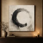 Enso Circle Serenity Nautical Wall Art Canvas Print - Image 7