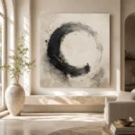 Enso Circle Serenity Nautical Wall Art Canvas Print - Image 8
