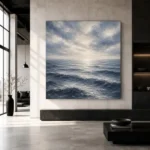 Serene Open Sea Wall Art Canvas Print - Image 5