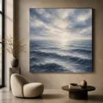 Serene Open Sea Wall Art Canvas Print - Image 6