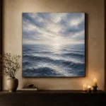 Serene Open Sea Wall Art Canvas Print - Image 7