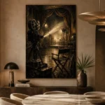 Antique Brass Film Studio Classic Cinema Wall Art Canvas Print - Image 5