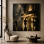 Golden Cinema Marquee Noir Movie Wall Art Canvas Print - Image 6