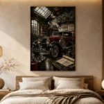 Heritage Touring Car Vintage Garage Wall Art Canvas Print - Image 6
