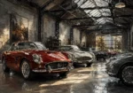 Heritage Grand Touring Collection Vintage Garage Wall Art Canvas Print