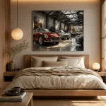 Heritage Grand Touring Collection Vintage Garage Wall Art Canvas Print - Image 8