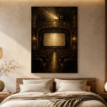 Golden Theater Interior Film Reel Wall Art Canvas Print - Image 6