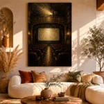 Golden Theater Interior Film Reel Wall Art Canvas Print - Image 8