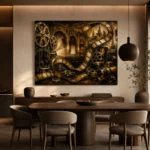 Panoramic Cinematic Craft Film Reel Wall Art Canvas Print - Image 4
