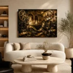 Panoramic Cinematic Craft Film Reel Wall Art Canvas Print - Image 6
