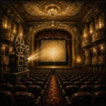Grand Historic Theater Film Reel Wall Art Canvas Print