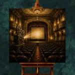 Grand Historic Theater Film Reel Wall Art Canvas Print - Image 2