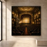 Grand Historic Theater Film Reel Wall Art Canvas Print - Image 3