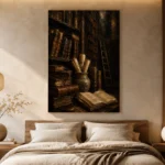 Old Library Antique Book Wall Art Canvas Print - Image 8