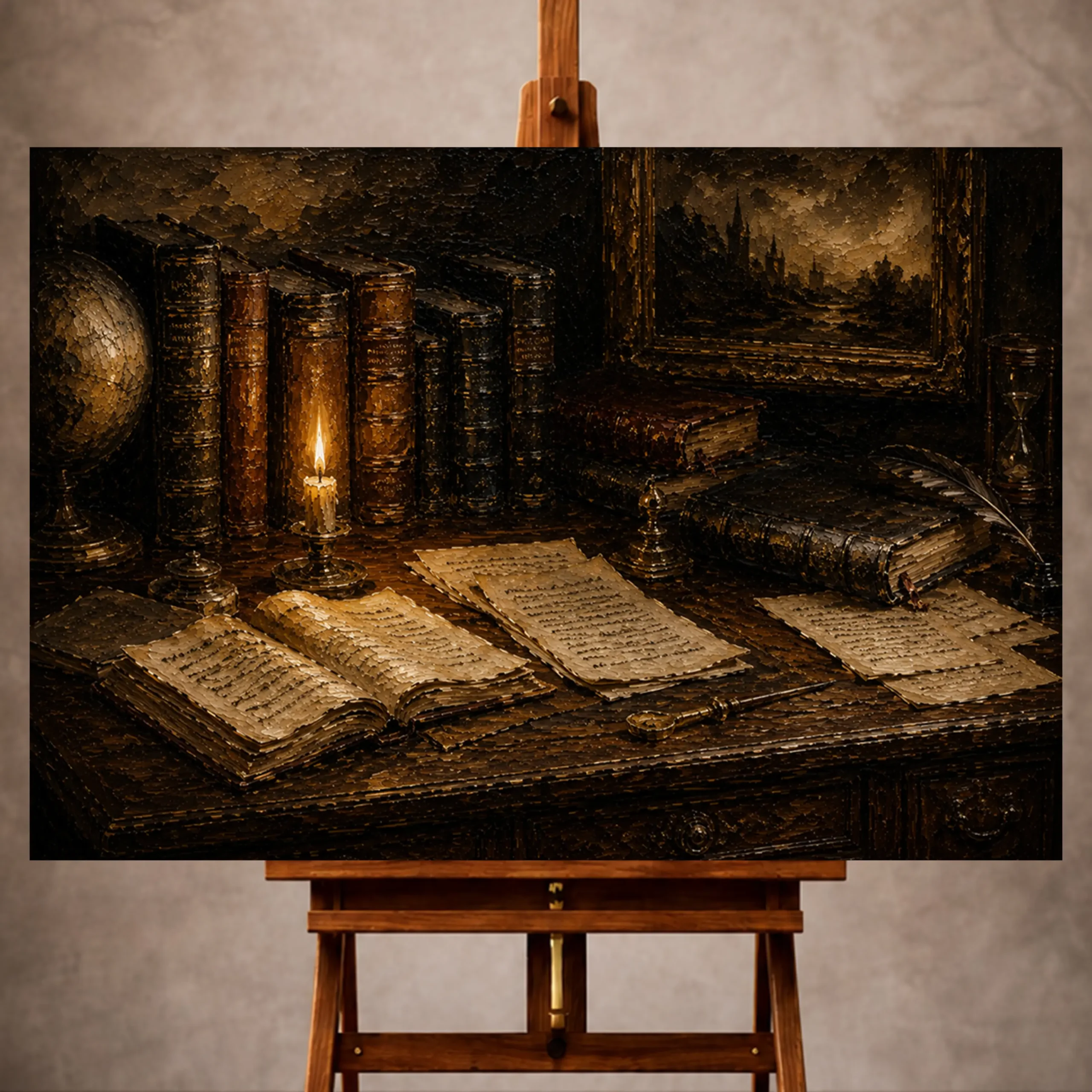 Premium Wall Art Yatay Html Edition – TNBRSM011 Image 1 Antique Book Wall Art wall art print for elegant interiors
