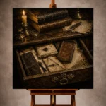 Secret Drawer Antique Book Wall Art Canvas Print - Image 10