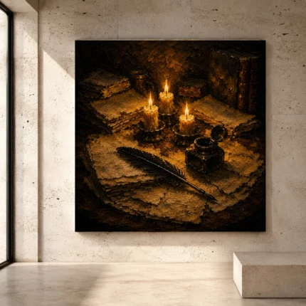 Dark Academia Wall Art wall art print for elegant interiors