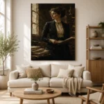 Windowlit Archivist Classical Portrait Wall Art Canvas Print - Image 10
