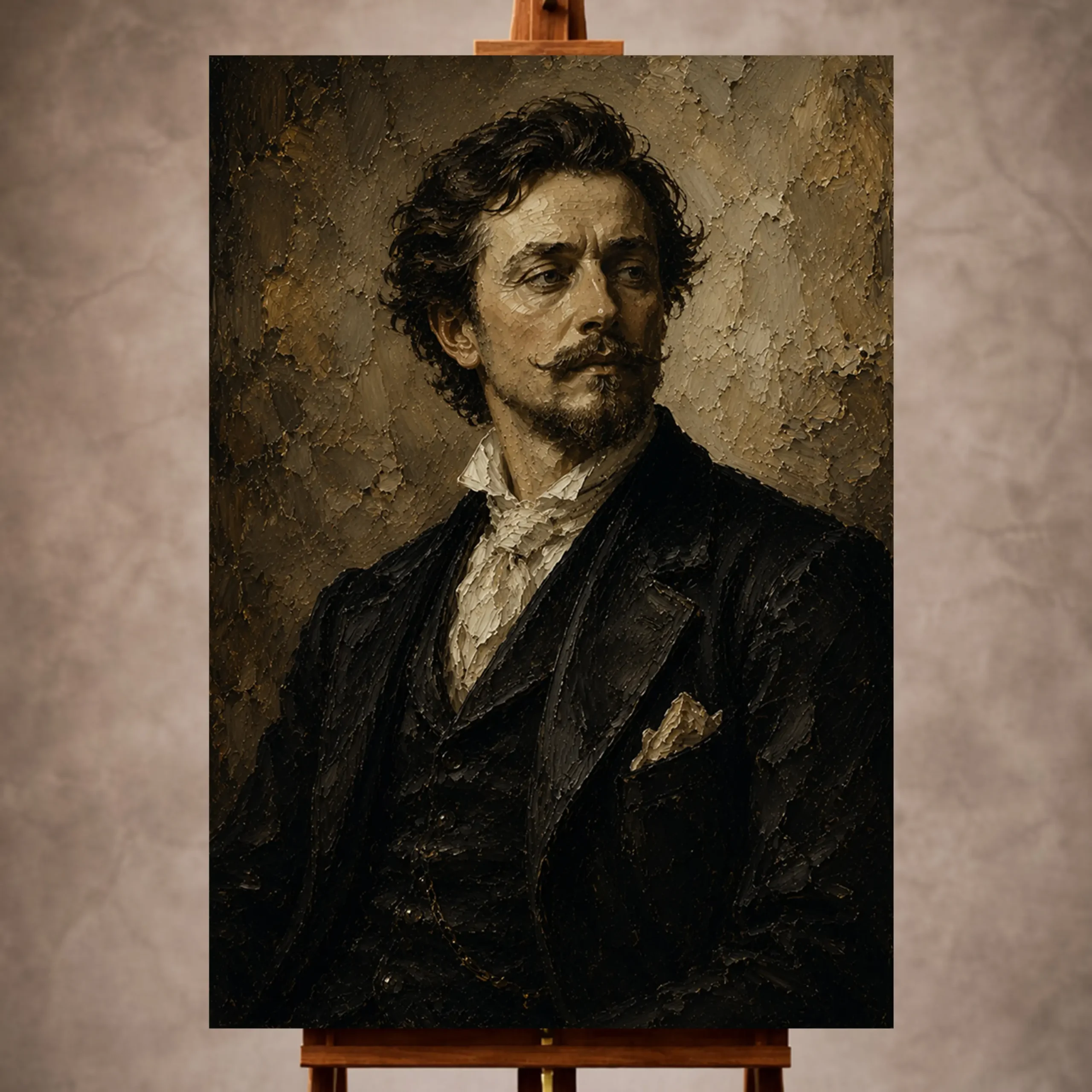 Premium Wall Art Dikey Html Edition – TNBRSM039 Image 1 Classical Portrait Wall Art wall art print for elegant interiors