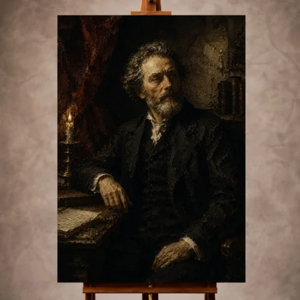Classical Portrait Wall Art wall art print for elegant interiors