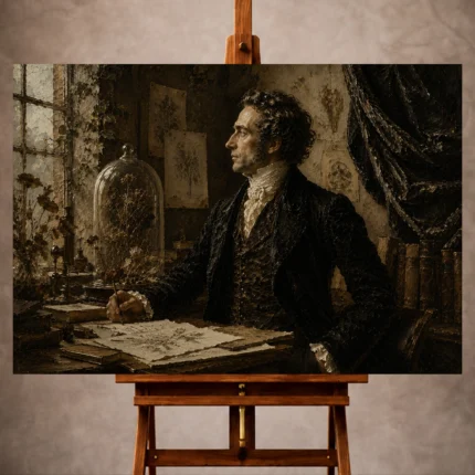 Classical Portrait Wall Art wall art print for elegant interiors