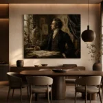 Windowlit Botanist Classical Portrait Wall Art Canvas Print - Image 5