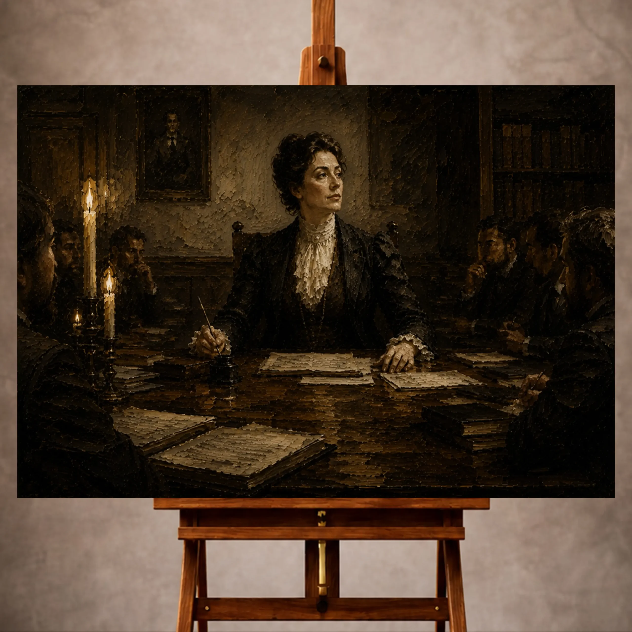 Premium Wall Art Yatay Html Edition – TNBRSM044 Image 1 Classical Portrait Wall Art wall art print for elegant interiors