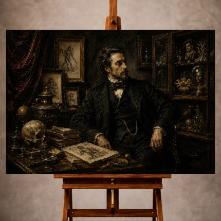 Classical Portrait Wall Art wall art print for elegant interiors