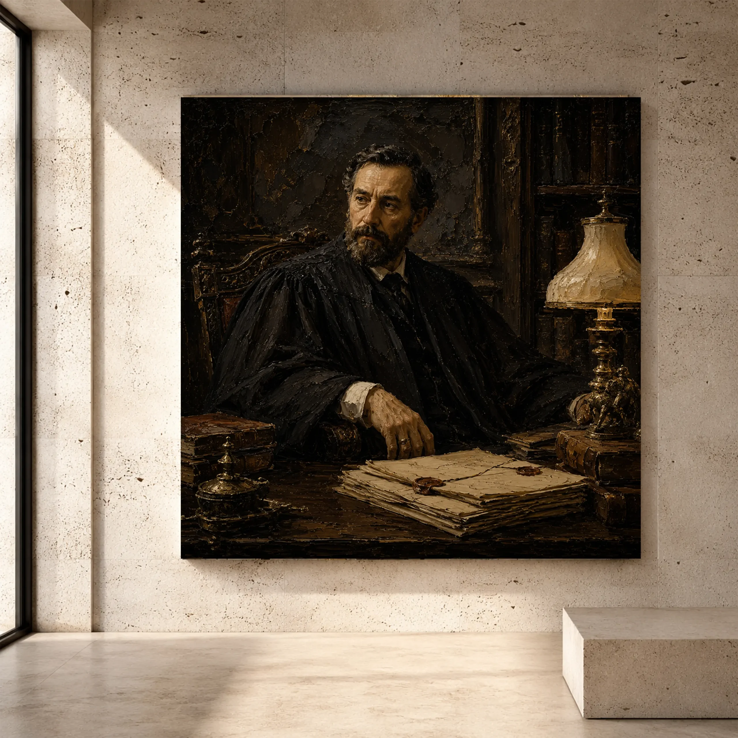 Premium Wall Art Kare Html Edition – TNBRSM047 Image 1 Classical Portrait Wall Art wall art print for elegant interiors